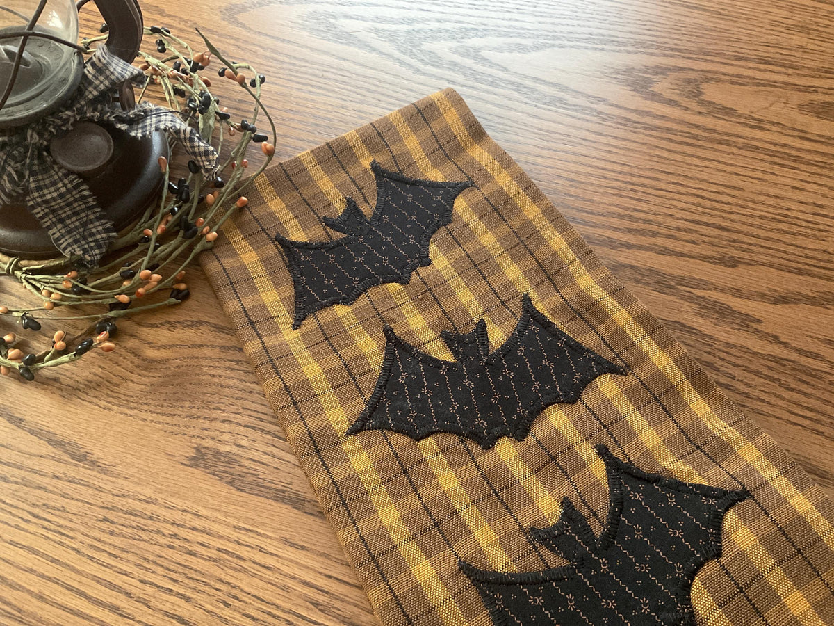Halloween Primitive Farmhouse Towel Item #2053