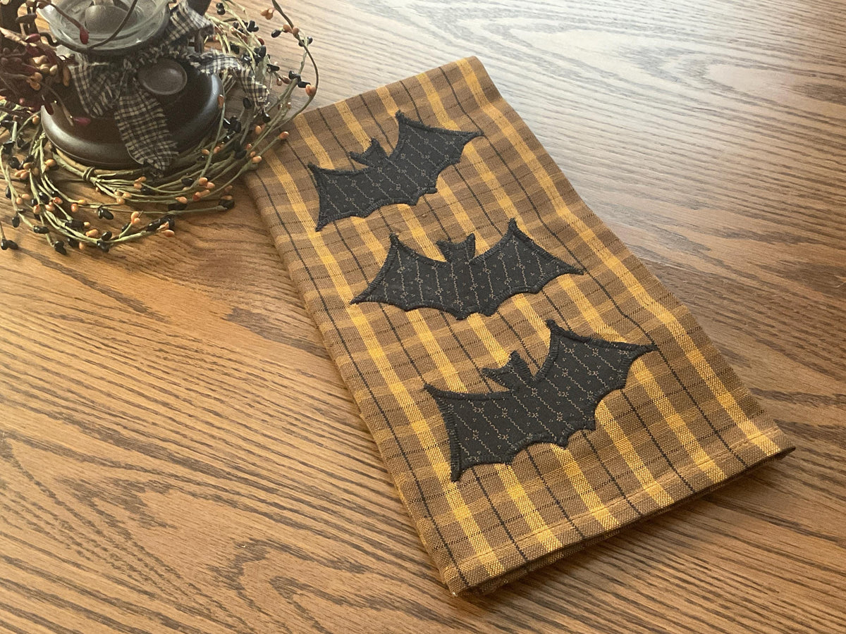 Halloween Primitive Farmhouse Towel Item #2053