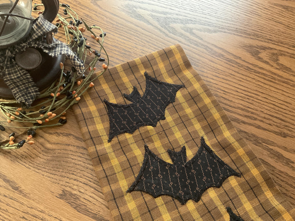 Halloween Primitive Farmhouse Towel Item #2053