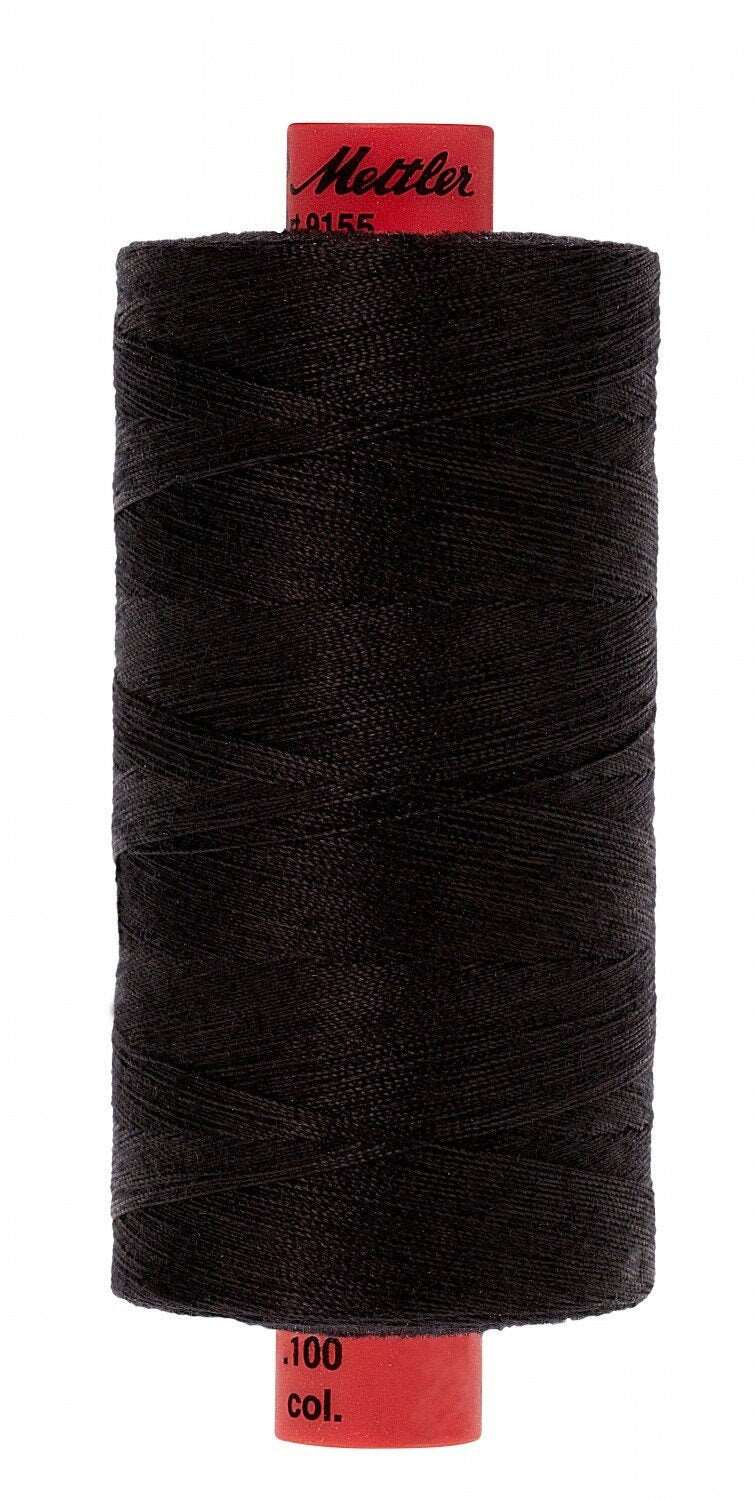 Black Thread For Sewing, Quilting and Crafting Mettler Thread 1094yds  Black # 9155-4000