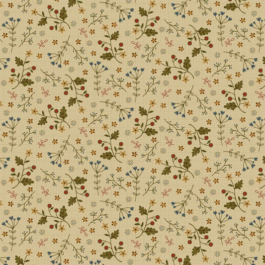 Farm to Market by Jan Mott Cream Mini Floral # 2561-33