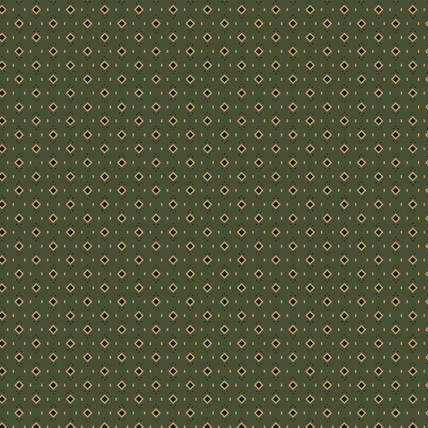 Forevermore by Pam Buda Collection Green Ditsy Square # 0862-0114