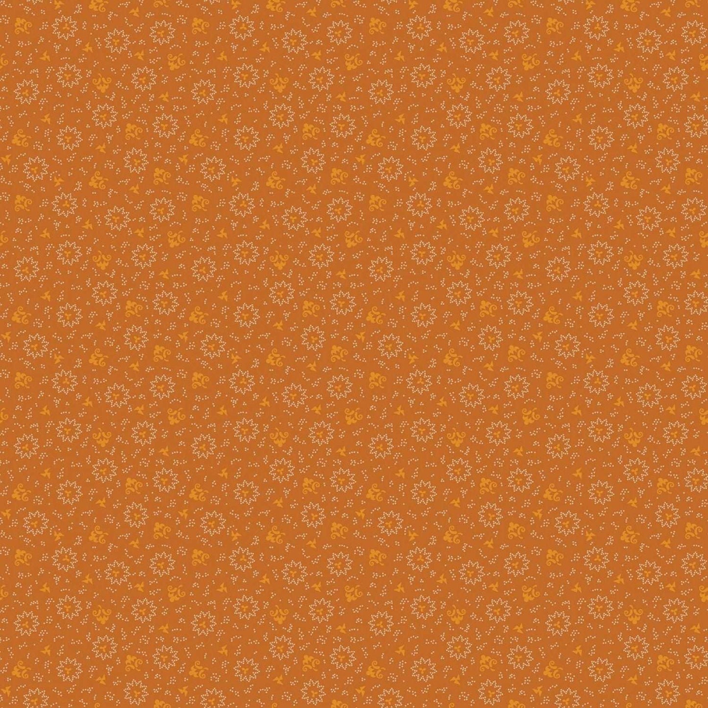 Bountiful Autumn by Stacy West Autumn Burst Orange # C10852R-ORAN