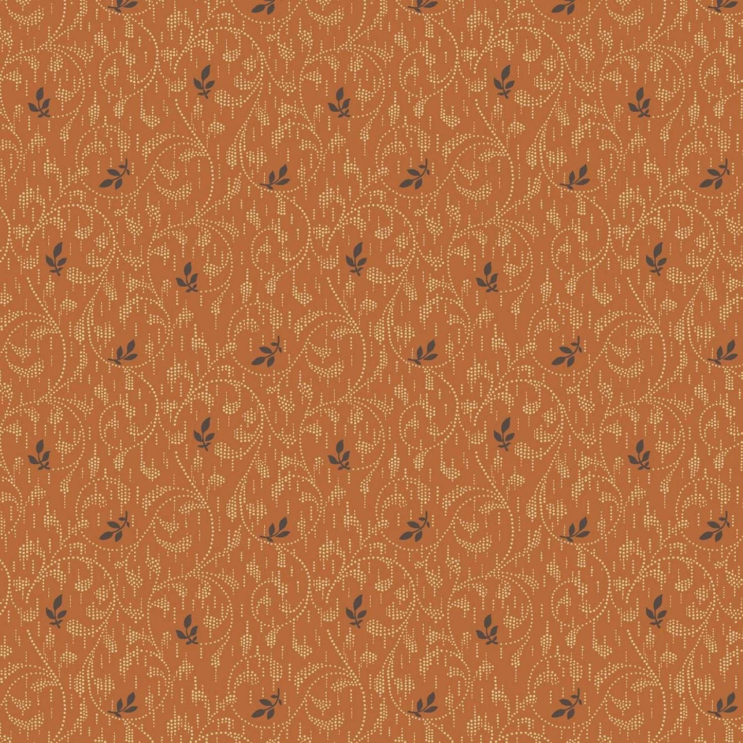 Garden Getaway by Vicki McCarty Scroll Drops Orange # R230901-0129