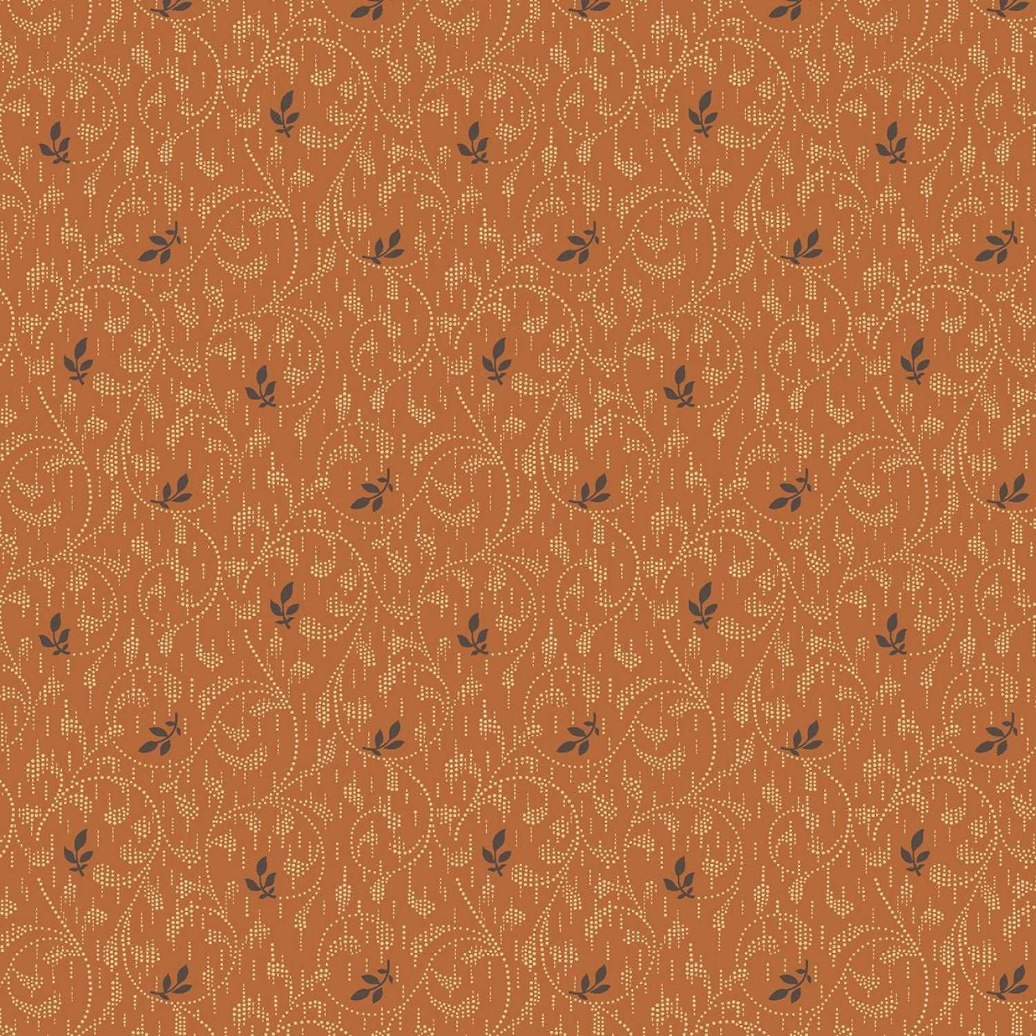 Garden Getaway by Vicki McCarty Scroll Drops Orange # R230901-0129