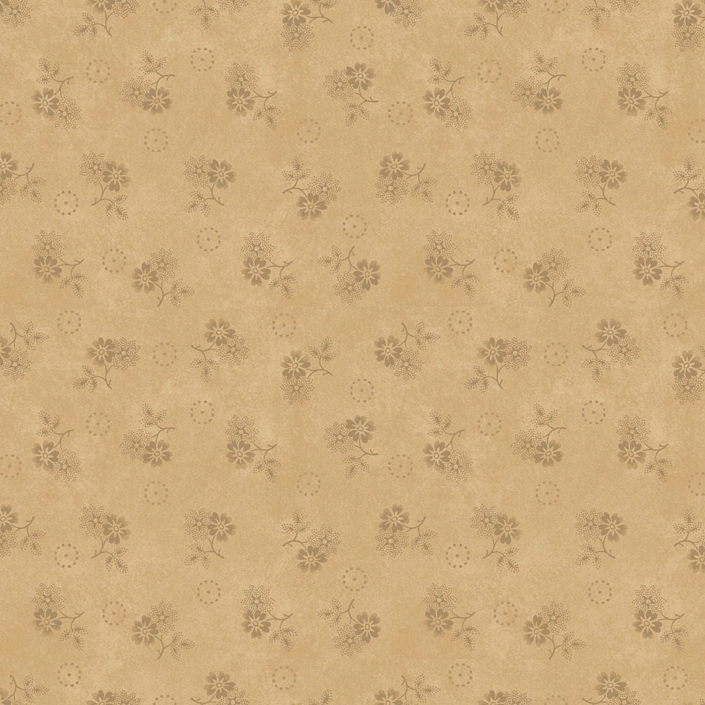 Primitive  Traditions by Pam Buda Faded Blooms Cream # R171005-0142