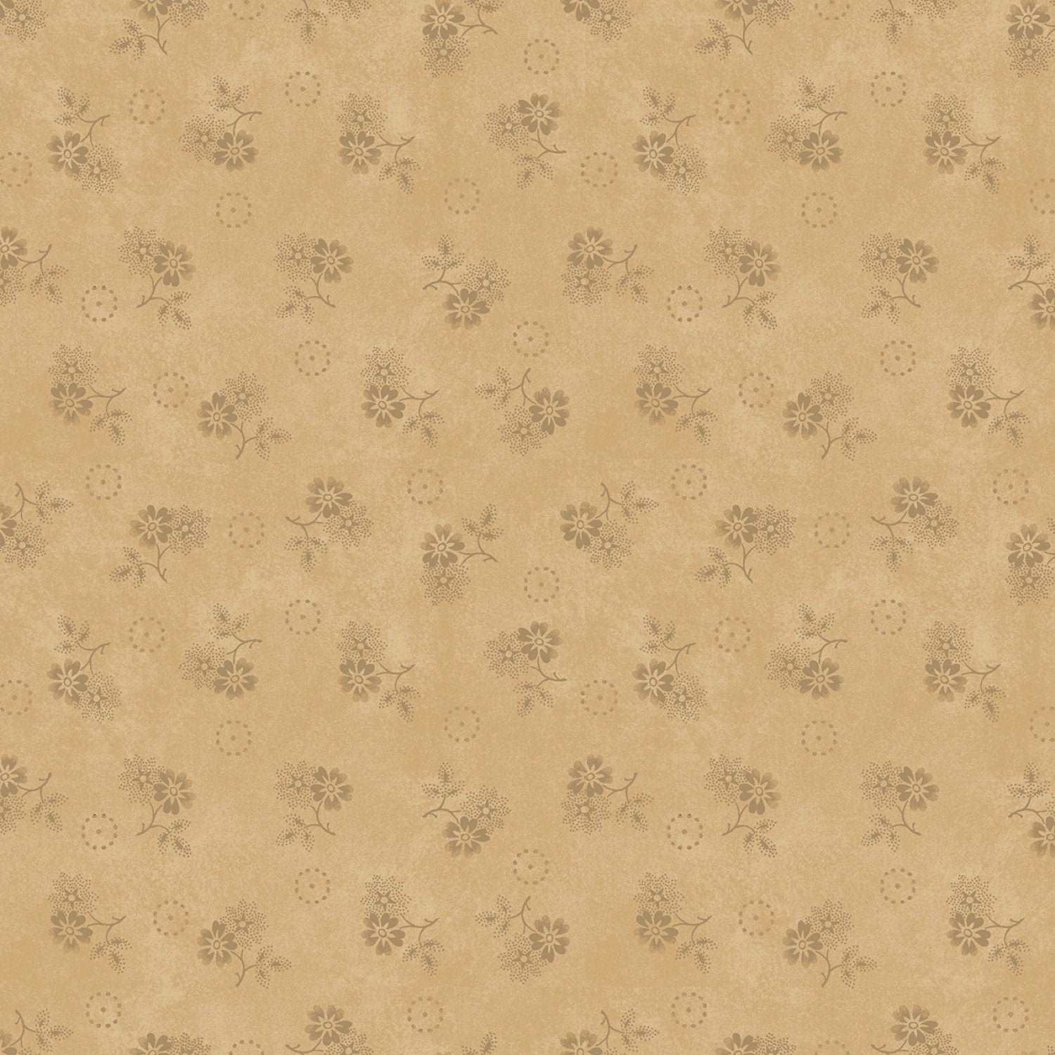 Primitive  Traditions by Pam Buda Faded Blooms Cream # R171005-0142