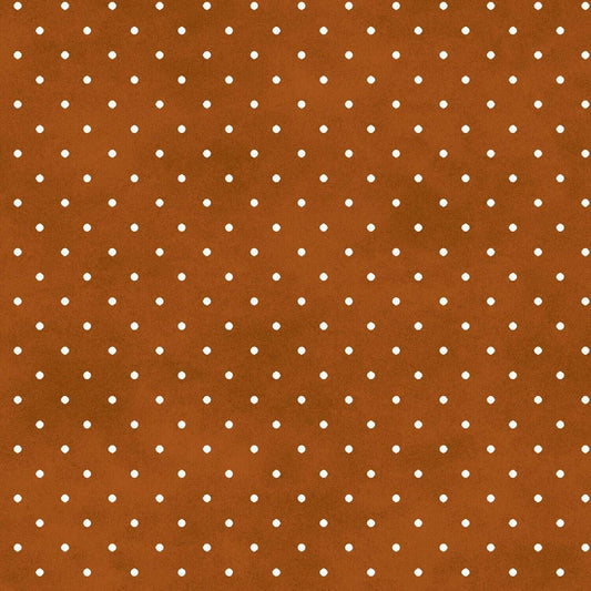 Beautiful Basics by Maywood Studio Burnt Orange Classic Dot # 609M-O2