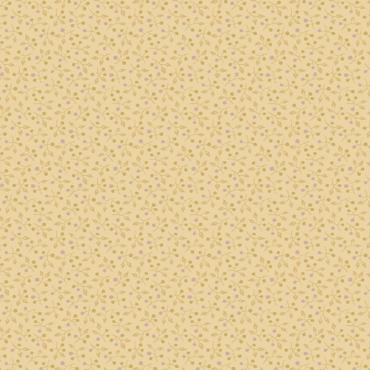 Grasslands by Laura Berringer Cream Berries Flannel # R3825-CREAM