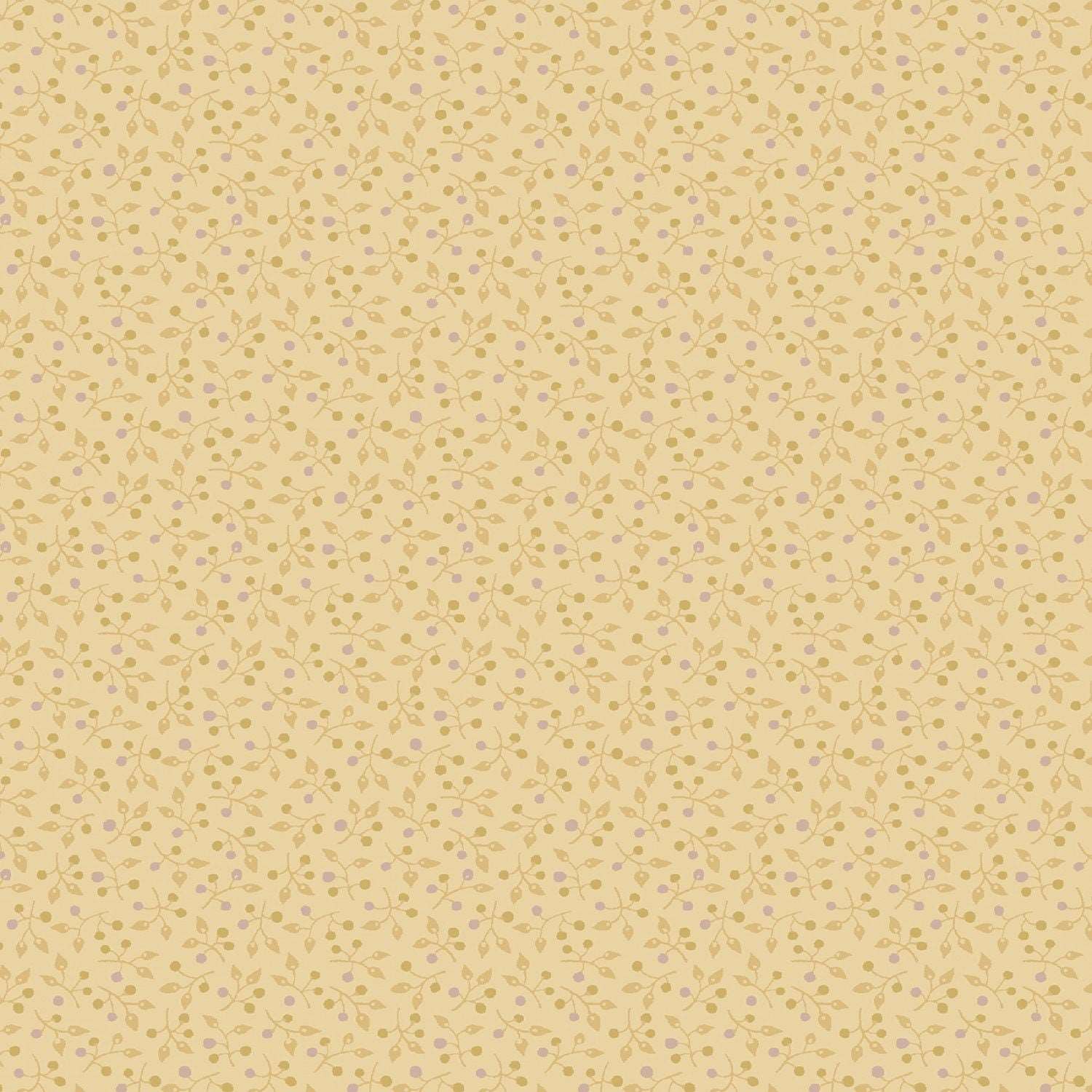 Grasslands by Laura Berringer Cream Berries Flannel # R3825-CREAM