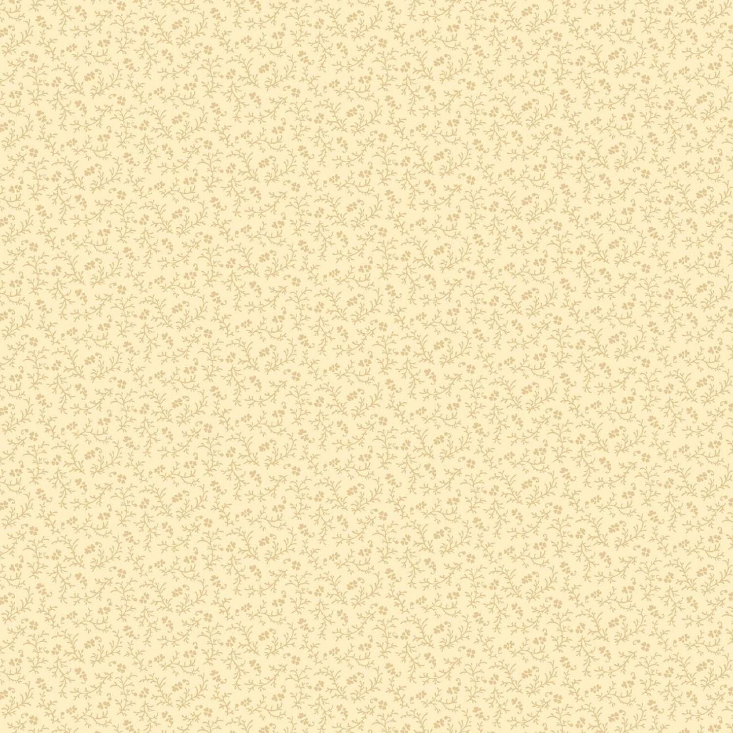 Prairie Dry Goods by Pam Buda Light Beige Little Buds # R1763-LTBEIGE