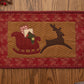 Primitive Farmhouse Christmas Sleigh and Reindeer Table Runner Item #1529