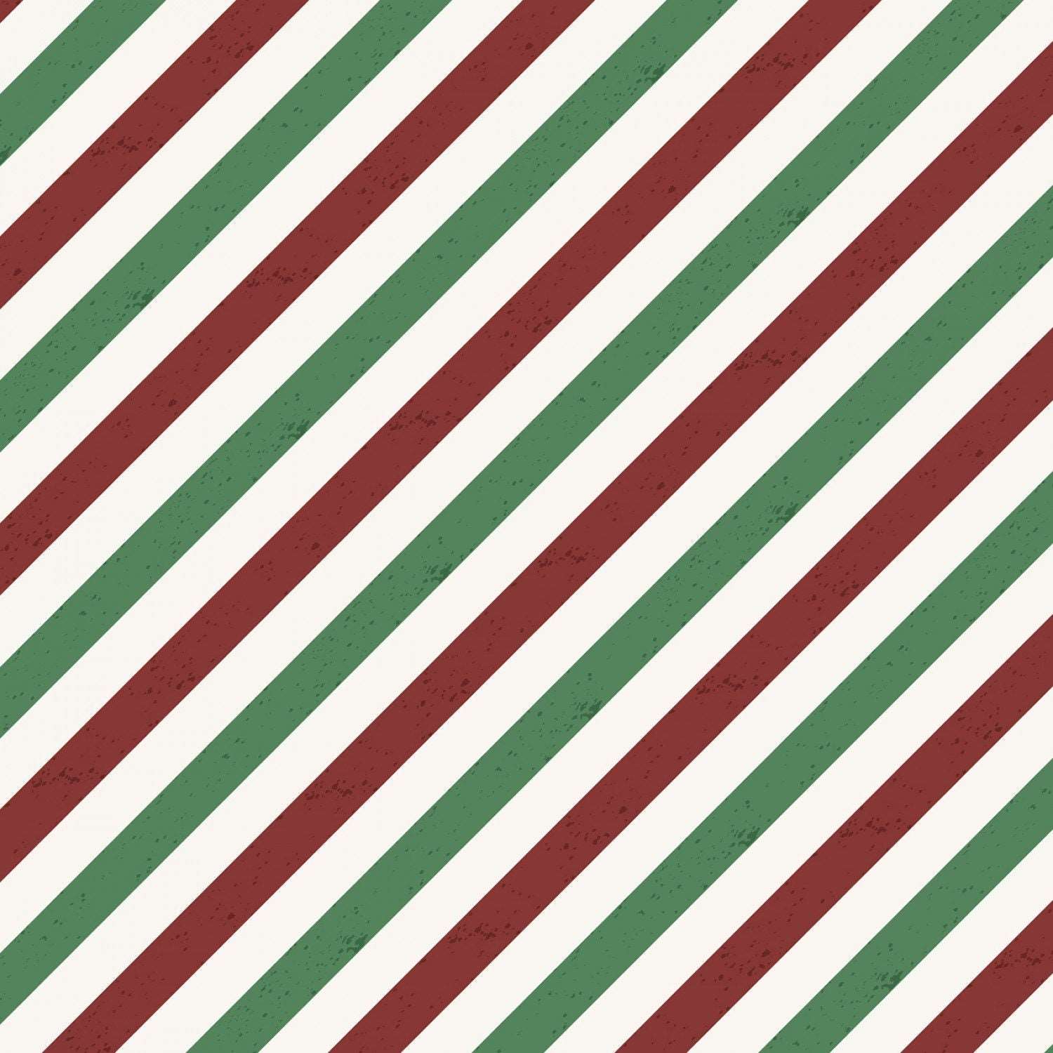 Postcard Christmas by Davis Studio Multi Christmas Diagonal Stripe # Y3515-55