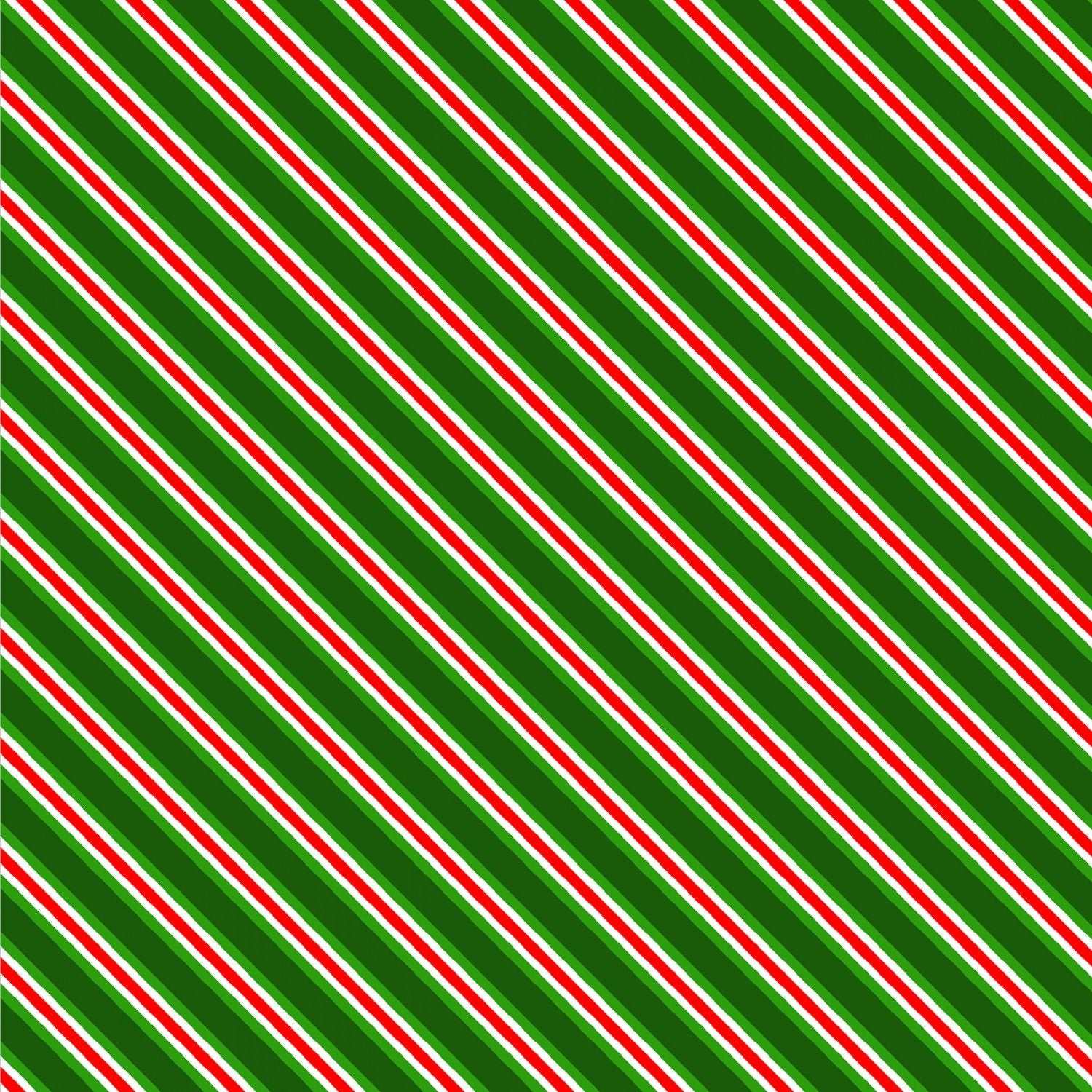 Noel by Oasis Fabrics Diagonal Stripe Green # 595342