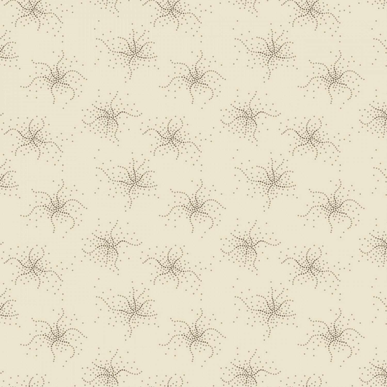 Harvest Hill by Kim Diehl Cream Dot Bursts # 9920-40