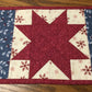 Primitive Farmhouse Christmas Table Runner  Item #1524