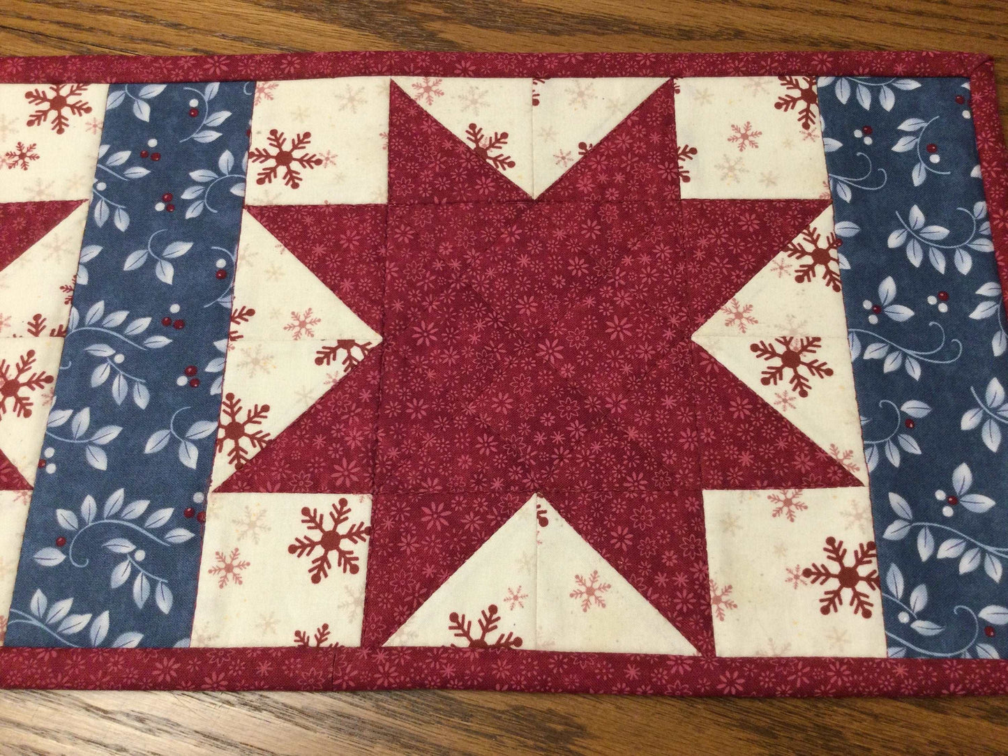 Primitive Farmhouse Christmas Table Runner  Item #1524