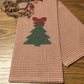 Primitive Farmhouse Christmas Towel Item #1519