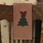 Primitive Farmhouse Christmas Towel Item #1519