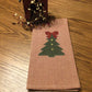 Primitive Farmhouse Christmas Towel Item #1538