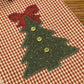 Primitive Farmhouse Christmas Towel Item #1538