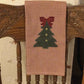 Primitive Farmhouse Christmas Towel Item #1538