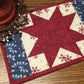 Primitive Farmhouse Christmas Table Runner  Item #1524