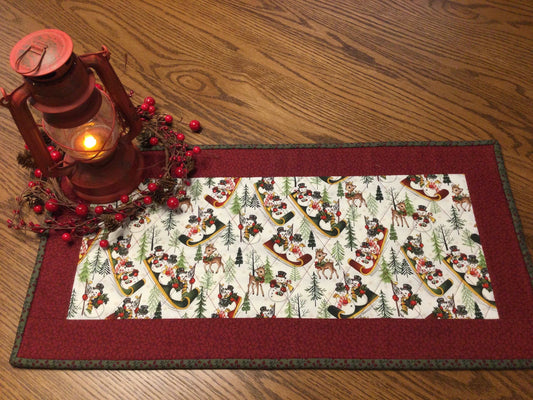 Primitive Farmhouse Christmas Table Runner Item #1528