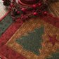 Primitive Farmhouse  Christmas Table Runner Item #1530