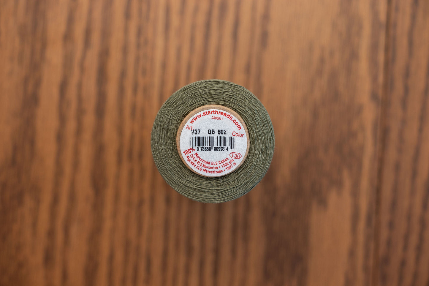 Star Coats and Clark  Cotton Thread For Sewing, Machine Quilting & Crafting Green V37 G5 602