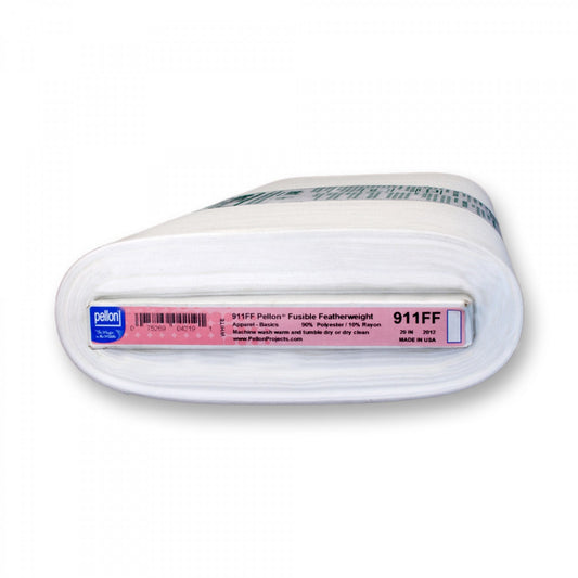 Fusible Feather To Midweight Pellon 20in  White # 911FFPWHT