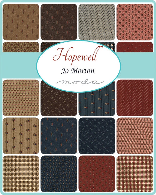 Hopewell Fat Quarter Bundle by Jo Morton 38110AB Moda Precuts