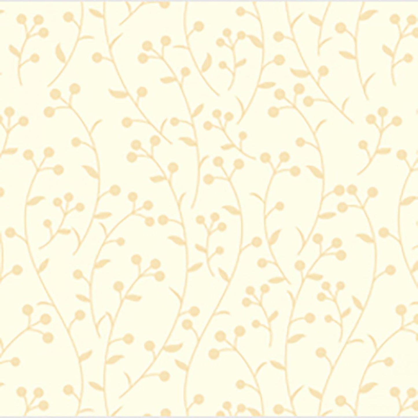 Apple Cider by P&B Textiles Collection White Berry Branch # APPL167-W