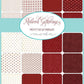 Redwork Gatherings Charm Pack 49110PP Moda Precuts