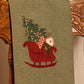 Primitive Farmhouse Christmas Towel Item #1585