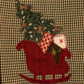 Primitive Farmhouse Christmas Towel Item #1585
