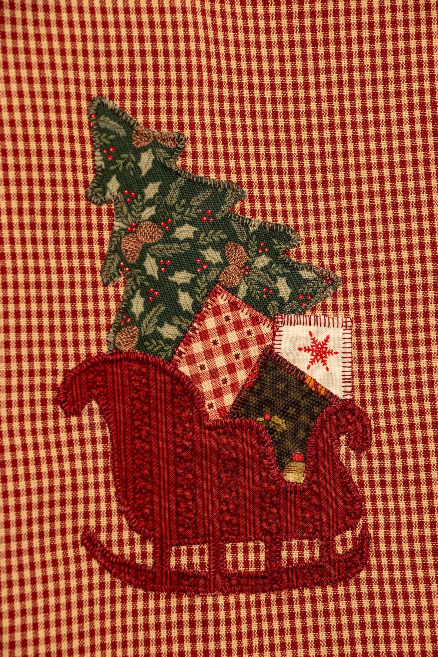 Primitive Farmhouse Christmas Towels Item #1586