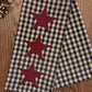 Primitive Farmhouse Star Towel Item #1721