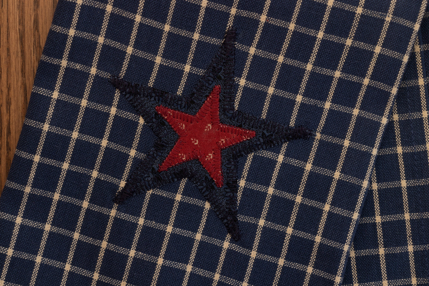 Primitive Farmhouse Americana Star Towel Item #1722