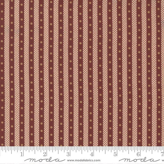 Adamstown by Jo Morton Dotted Stripe Red 38134 15