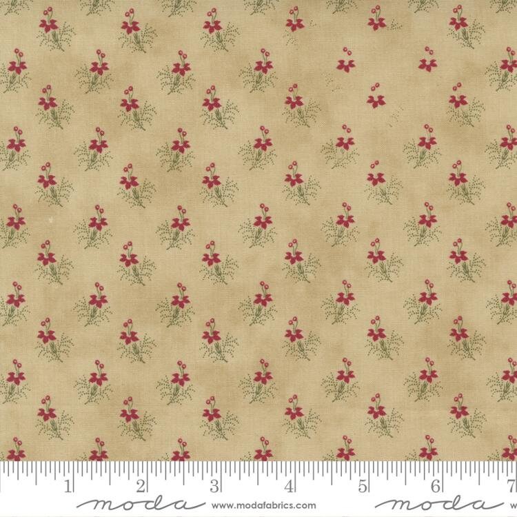 Poinsettia Plaza by 3 Sisters Parchment 44297 21