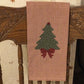 Primitive Farmhouse Christmas Towel Item #1539