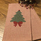 Primitive Farmhouse Christmas Towel Item #1539