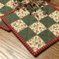 Primitive Farmhouse Christmas Potholders Item #1806