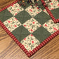 Primitive Farmhouse Christmas Potholders Item #1806