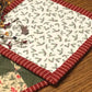 Primitive Farmhouse Christmas Potholders Item #1806