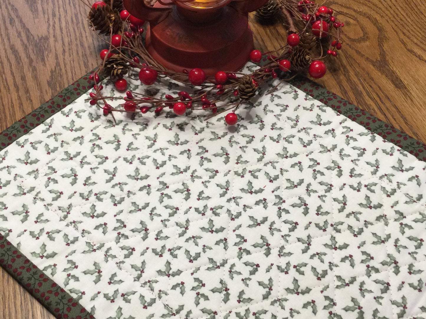 Primitive Farmhouse Christmas Table Runner Item #1747