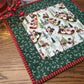 Primitive Farmhouse Christmas Table Topper Item #1812