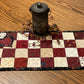 Primitive Farmhouse Valentine Heart Table Runner Item #1598