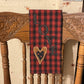 Valentine Primitive Farmhouse Towel Item #1828
